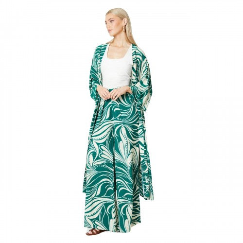 Front - Principles Womens/Ladies Abstract Longline Kimono