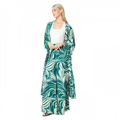 Front - Principles Womens/Ladies Abstract Longline Kimono