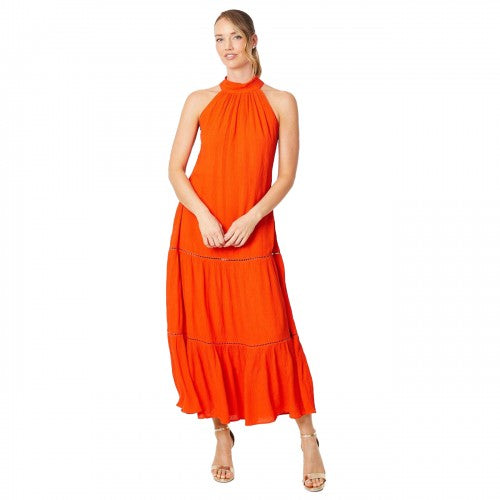 Front - Principles Womens/Ladies Lace Detail Halter Neck Maxi Dress