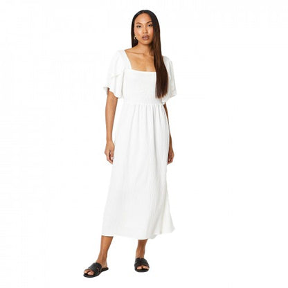Front - Principles Womens/Ladies Shirred Bodice Midi Dress