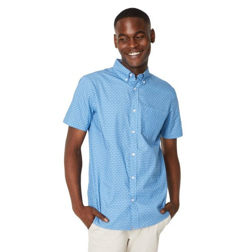 Front - Maine Mens Fan Short-Sleeved Shirt