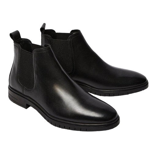 Front - Maine Mens Brampton Leather Flex Sole Chelsea Boots