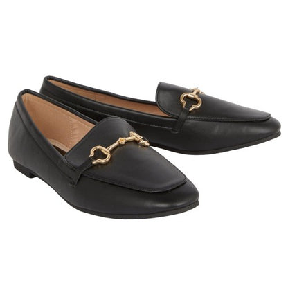 Front - Principles Womens/Ladies Lottie Snaffle Detail Flat Loafers