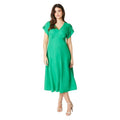 Front - Debenhams Womens/Ladies Satin Midi Dress