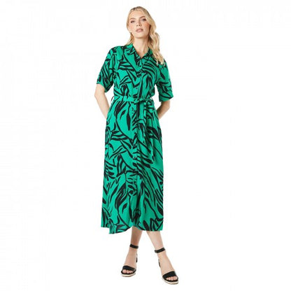 Front - Principles Womens/Ladies Printed Belt Shirt Dress