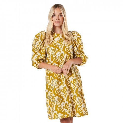 Front - Principles Womens/Ladies Petite Puff Sleeve Shift Dress