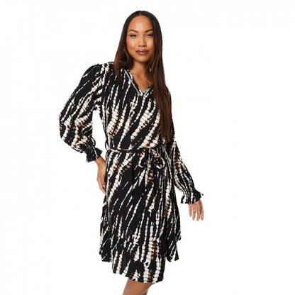 Front - Principles Womens/Ladies Tie Dye Belt Mini Dress