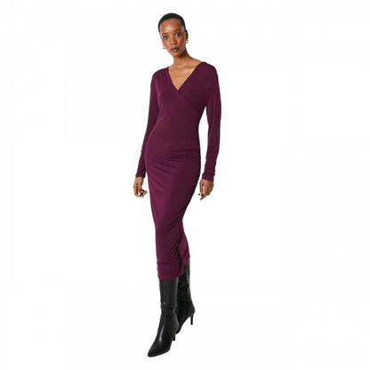 Front - Principles Womens/Ladies Draped Jersey Wrap Dress