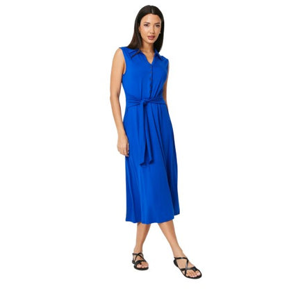 Front - Principles Womens/Ladies Waist Tie Sleeveless Midi Dress
