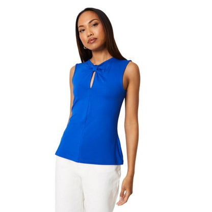 Front - Principles Womens/Ladies Plain Knotted Sleeveless Top