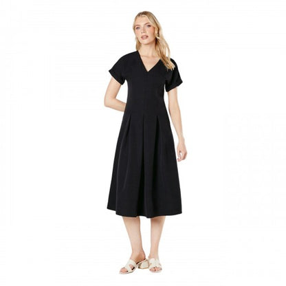 Front - Principles Womens/Ladies Pleat Front Midi Dress
