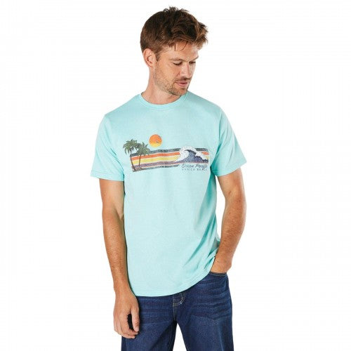 Front - Maine Mens Ocean Pacific Printed T-Shirt