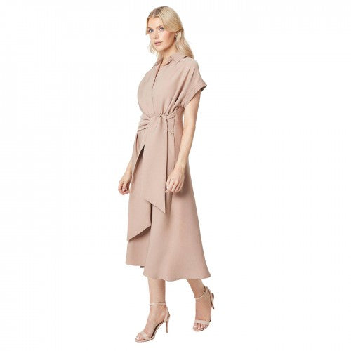 Front - Debenhams Womens/Ladies Tie Detail Midi Dress