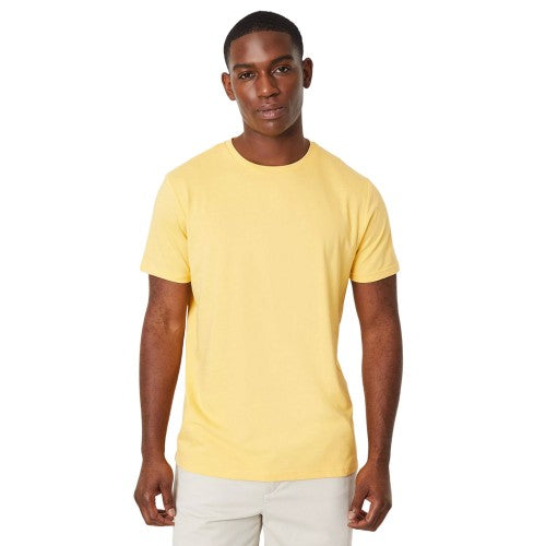 Front - Maine Mens Plain Cotton Crew Neck T-Shirt