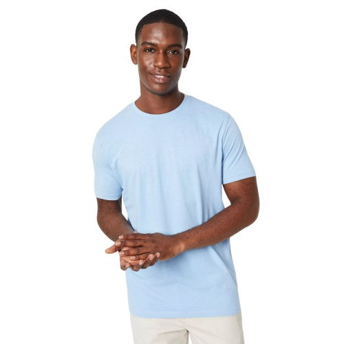 Front - Maine Mens Plain Cotton Crew Neck T-Shirt
