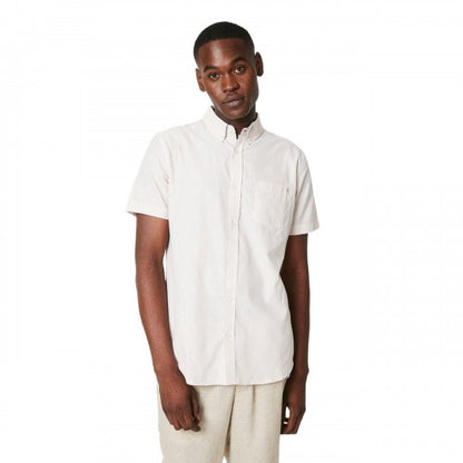 Front - Maine Mens Stripe Short-Sleeved Shirt