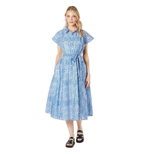 Front - Principles Womens/Ladies Printed Belt Shirt Dress