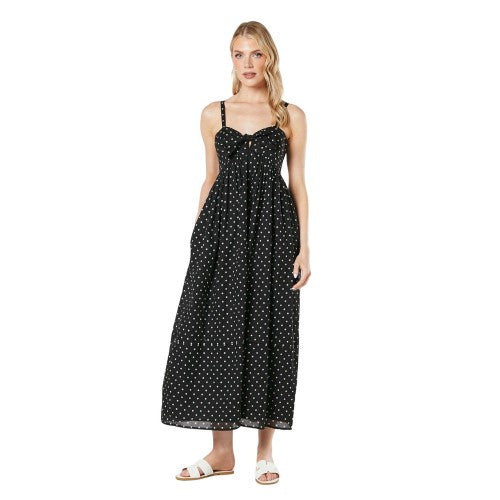 Front - Principles Womens/Ladies Spotted Knotted Midi Dress