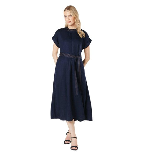 Front - Principles Womens/Ladies Contrast Detail Belt Midi Dress