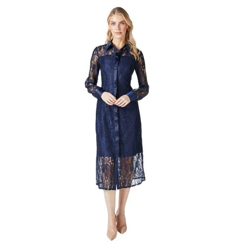 Front - Principles Womens/Ladies Lace Shirt Dress