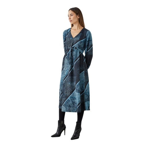 Front - Principles Womens/Ladies Animal Print Waist Tie Midi Dress