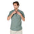 Front - Maine Mens Dotted Short-Sleeved Shirt