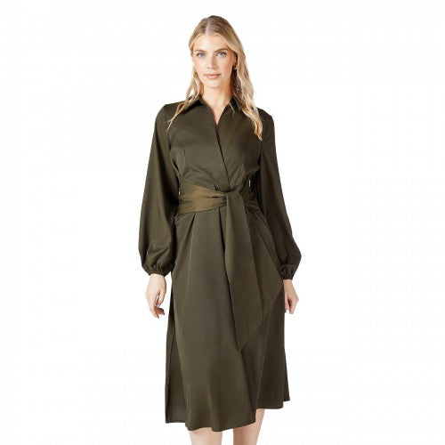 Front - Principles Womens/Ladies Belted Wrap Shirt Dress