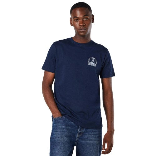 Front - Maine Mens Sailing Club Printed T-Shirt