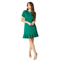 Front - Principles Womens/Ladies Ponte Zip Front Shift Dress
