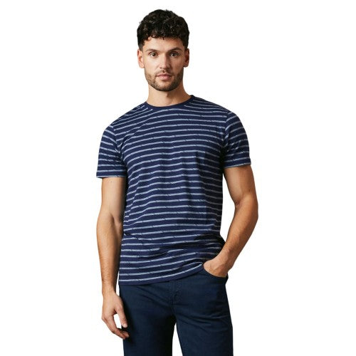 Front - Maine Mens Phoenix Stripe T-Shirt