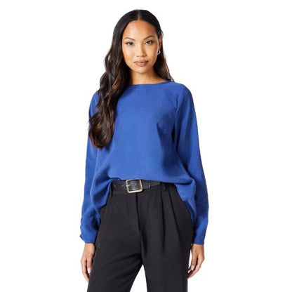 Front - Principles Womens/Ladies Plain Sleeve Detail Top
