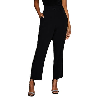 Front - Principles Womens/Ladies Diamond Trim Tapered Trousers