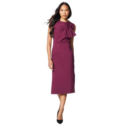 Front - Principles Womens/Ladies Ponte Bow Detail Midi Dress