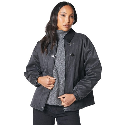 Front - Principles Womens/Ladies Wax Trim Detail Jacket