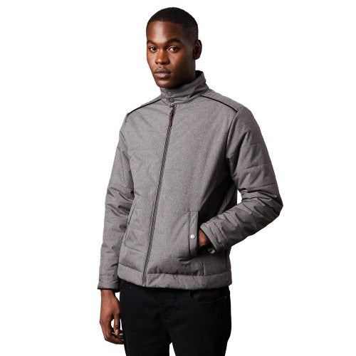 Front - Maine Mens Short High-Neck Wadded Jacket
