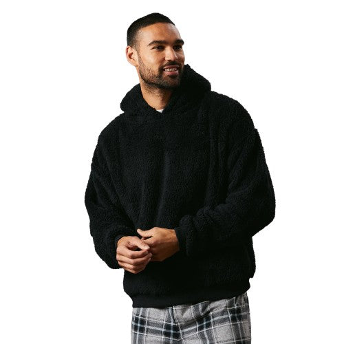 Front - Maine Mens Sherpa Lounge Hoodie