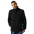 Front - Maine Mens Wool Blend Funnel Neck Jacket