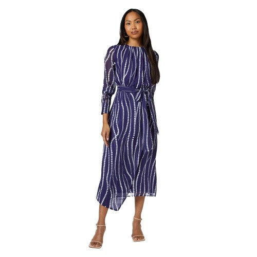Front - Principles Womens/Ladies Spotted Draped Midi Dress