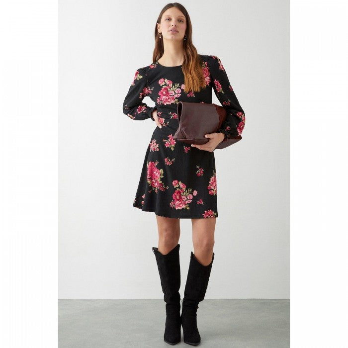 Front - Dorothy Perkins Womens/Ladies Spaced Floral Mini Dress