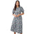 Front - Dorothy Perkins Womens/Ladies Floral Shirred Cuff Midi Dress
