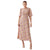 Front - Dorothy Perkins Womens/Ladies Ditsy Print Shirred Waist Tall Flutter Midi Dress