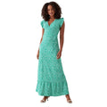 Front - Dorothy Perkins Womens/Ladies Ditsy Print Wrap Tall Frill Maxi Dress