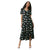 Front - Dorothy Perkins Womens/Ladies Floral V Neck Short-Sleeved Midi Dress