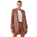 Front - Dorothy Perkins Womens/Ladies Stripe Single-Breasted Tall Blazer