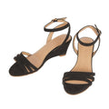 Front - Good For The Sole Womens/Ladies Angelina Wide Wedge Sandals