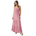 Front - Dorothy Perkins Womens/Ladies Strappy Gingham Tiered Midi Dress