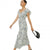 Front - Dorothy Perkins Womens/Ladies Scarf Print Flutter Midi Dress