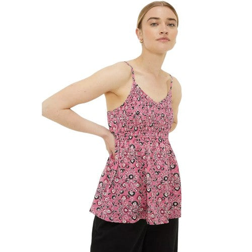Front - Dorothy Perkins Womens/Ladies Floral Shirred Camisole