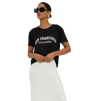 Front - Dorothy Perkins Womens/Ladies San Francisco Longline T-Shirt