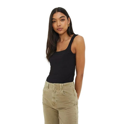 Front - Dorothy Perkins Womens/Ladies Double Layered Square Neck Vest Top